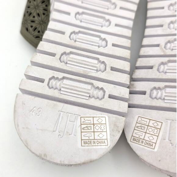 Ilse Jacobsen Tulip Crossband Platform Sandal Women's Army Size US12 EU43 - Picture 9 of 9